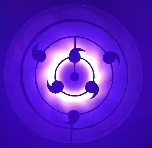 Sasuke Rinnegan PC Fan Case 3D print model