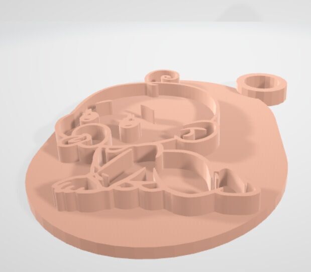 baby logo 3D print model_4