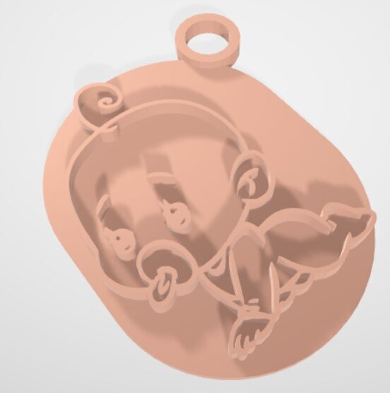 baby logo 3D print model_2