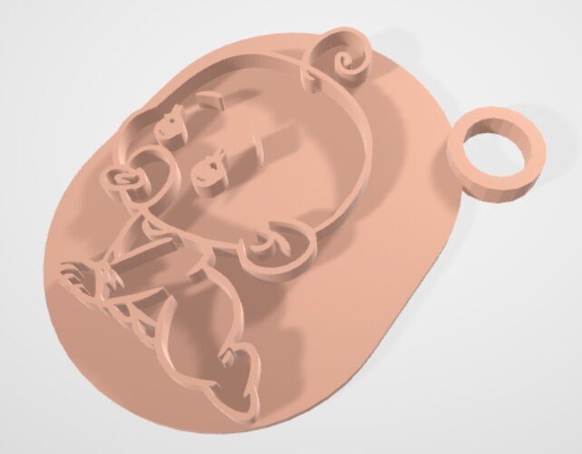 baby logo 3D print model_1