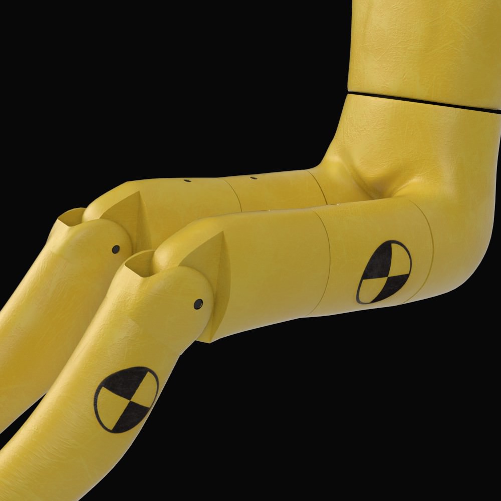 Crash Test Dummy 3D model_7