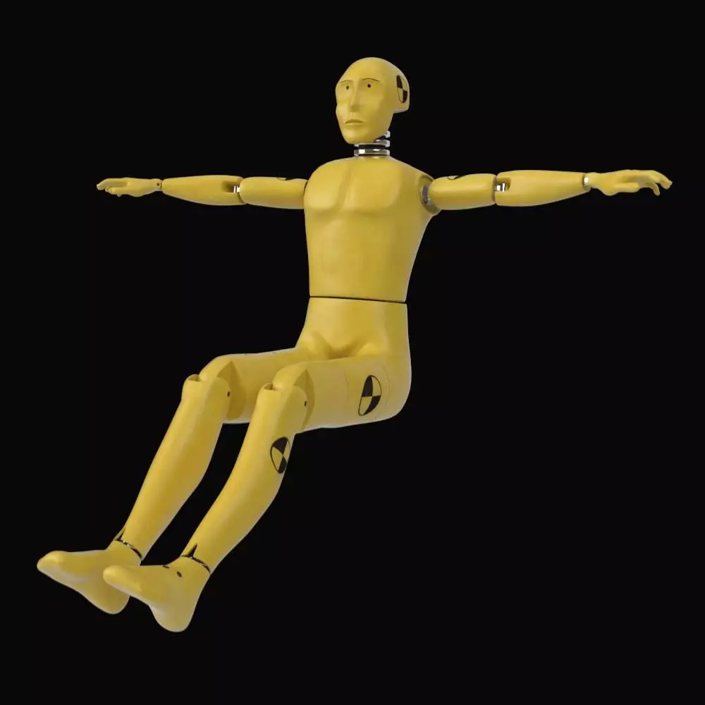 Crash Test Dummy 3D model_0