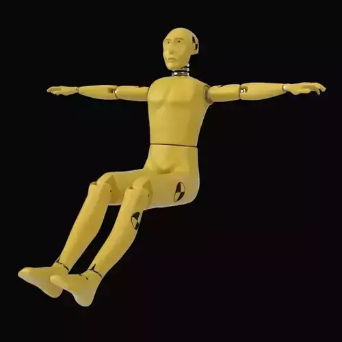 Crash Test Dummy 3D model