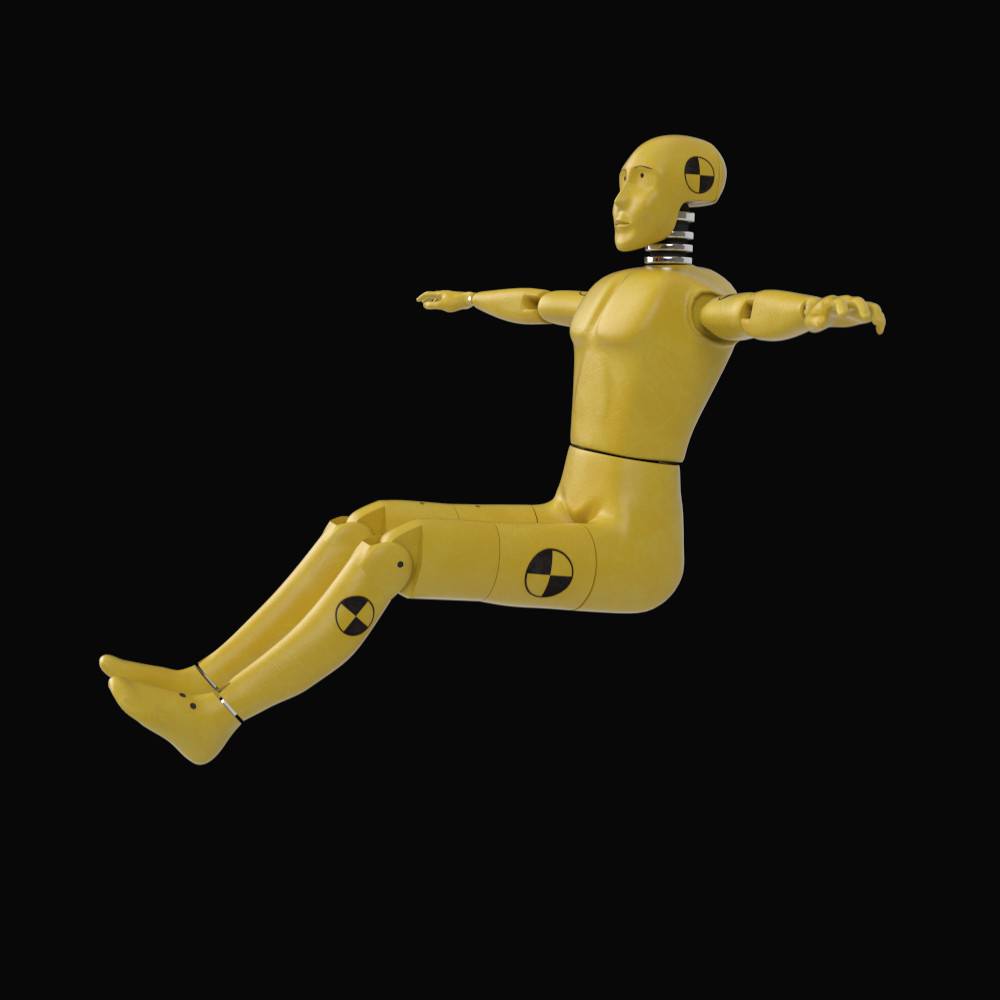 Crash Test Dummy 3D model_4
