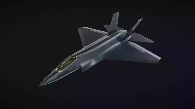 F-35 Jet Low-poly 3D model F-35 Jet Low-poly 3D model