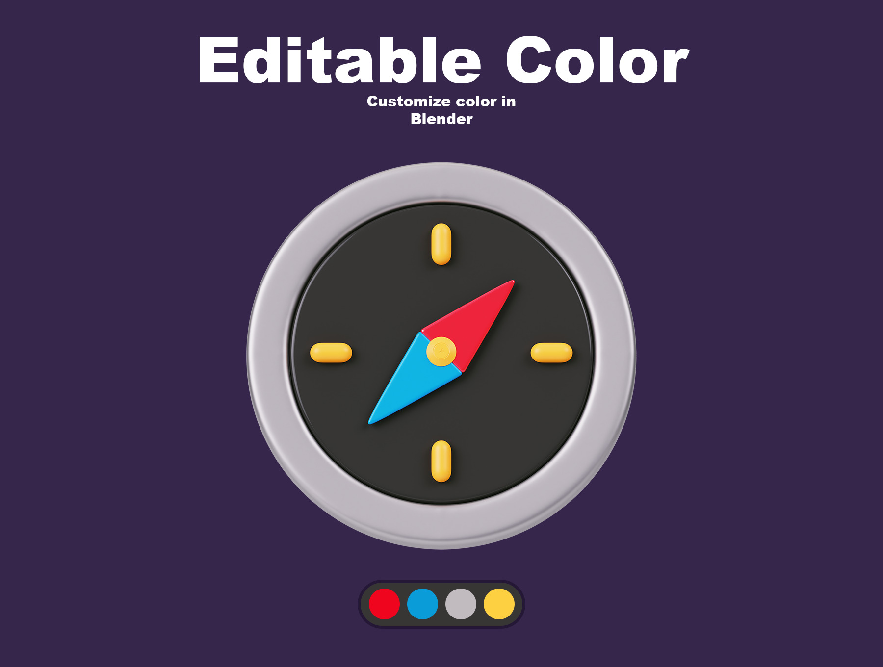  User Interface Essential 3D Icon Pack Low-poly 3D model_3