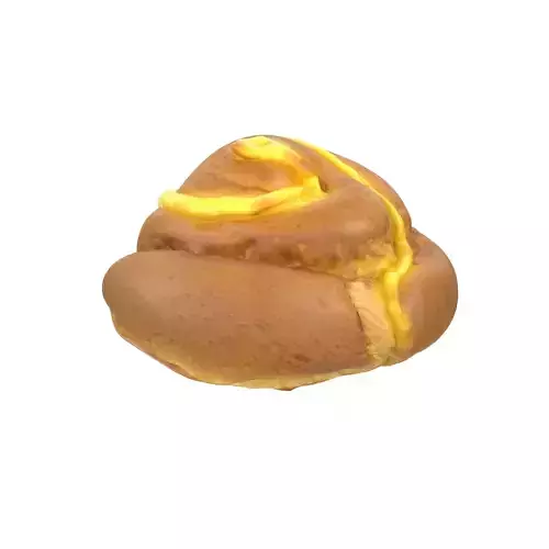 Sweet Bun Low-poly 3D model