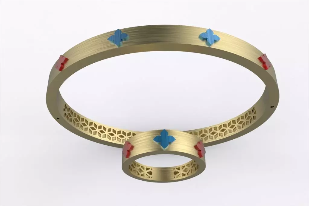 Roberto Ring and Bracelet SET-0031 3D print model
