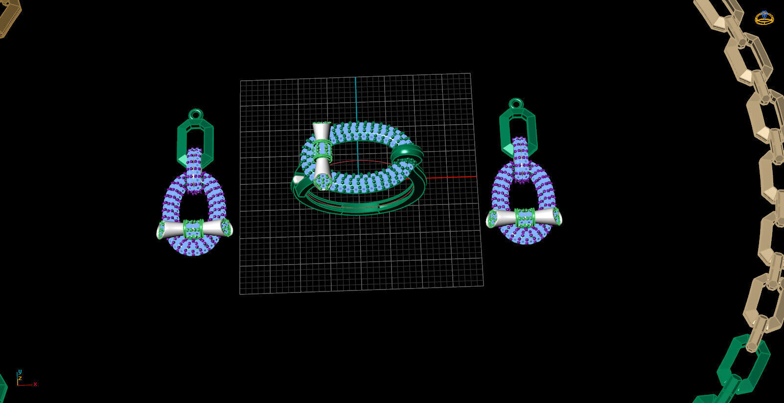 hermes set 3D print model_11