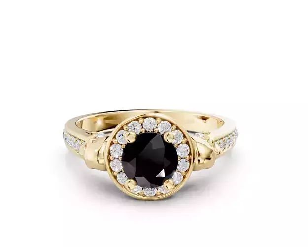 Reaper Skull Ring 3D print model