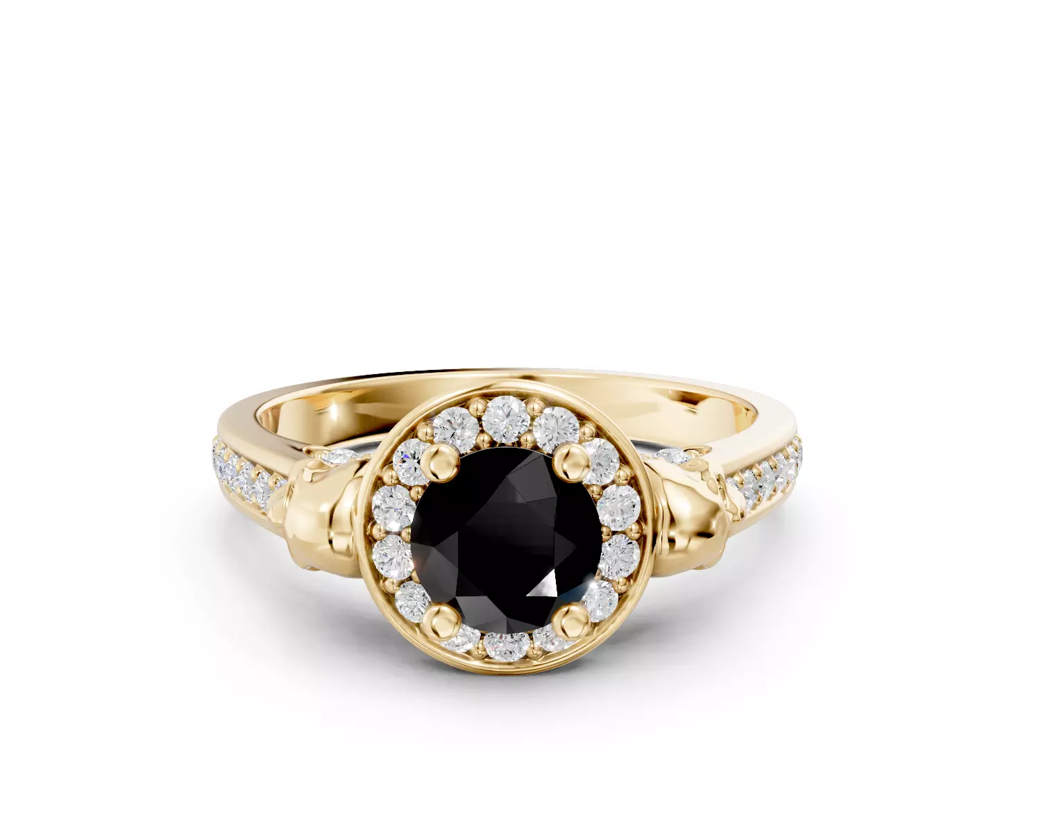 Reaper Skull Ring 3D print model