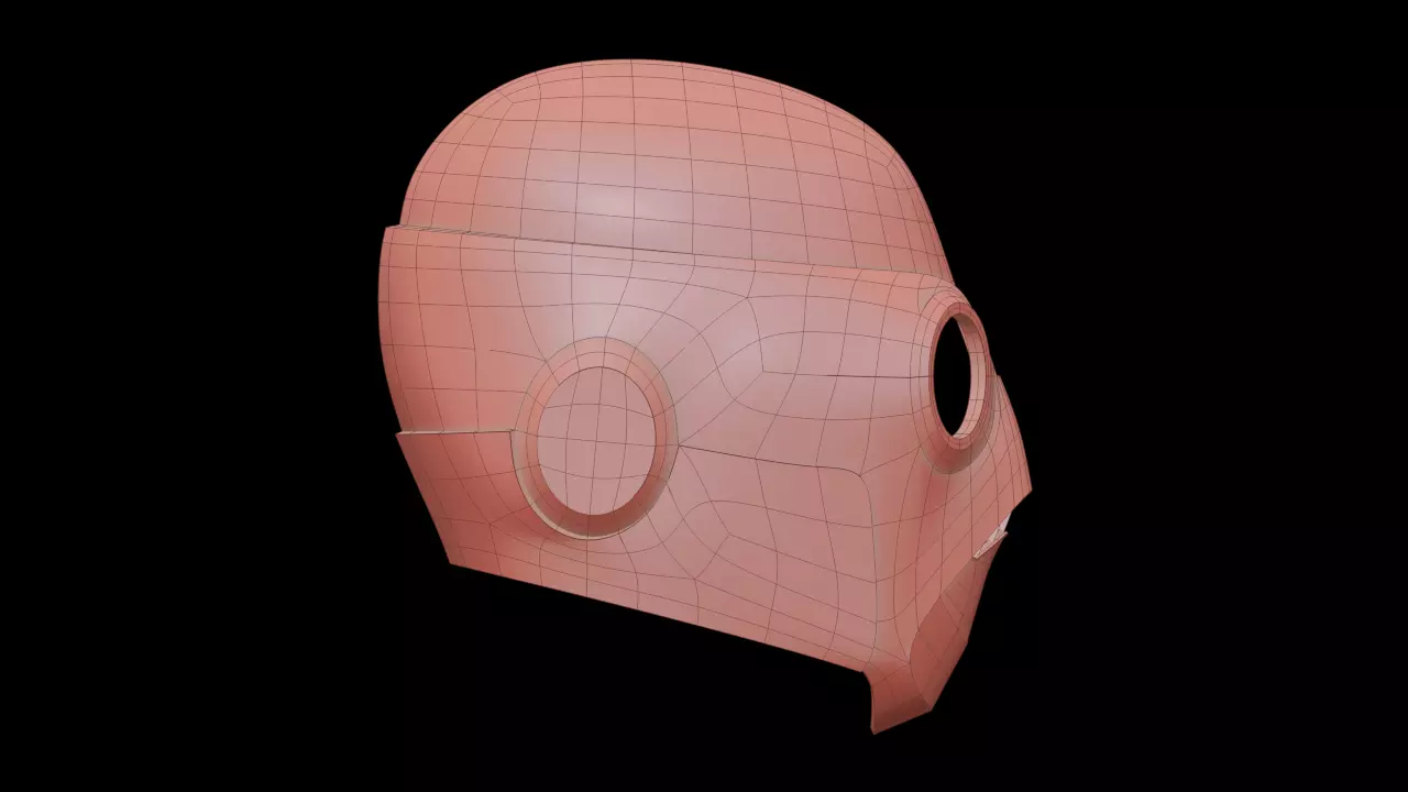 Star Wars KotOR II Sith Assassin Helmet for Cosplay 3D print model_4