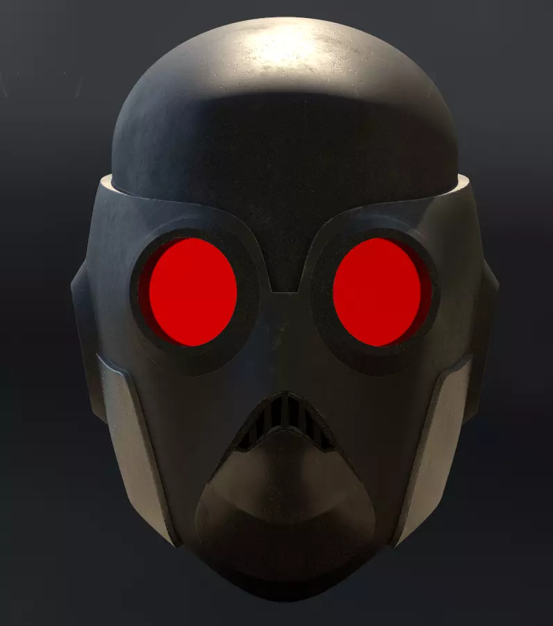 Star Wars KotOR II Sith Assassin Helmet for Cosplay 3D print model_26