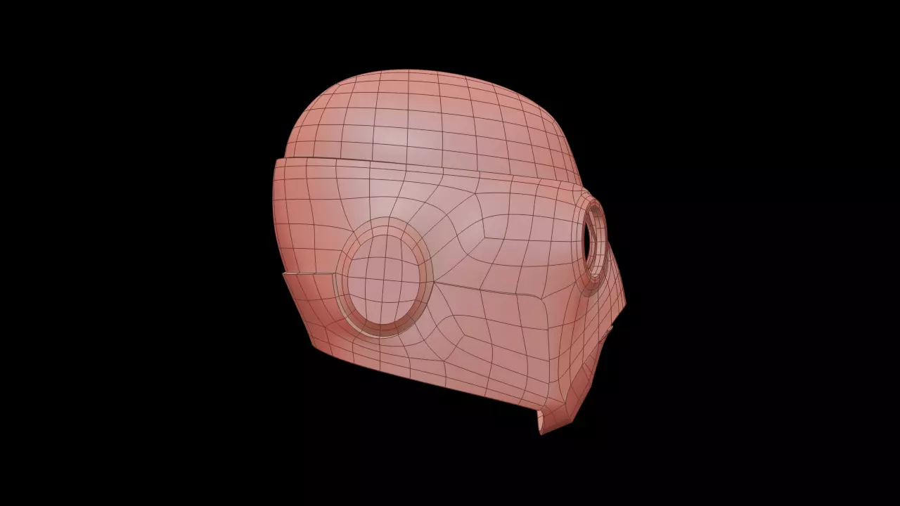 Star Wars KotOR II Sith Assassin Helmet for Cosplay 3D print model_8