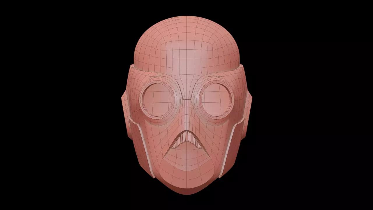 Star Wars KotOR II Sith Assassin Helmet for Cosplay 3D print model_5
