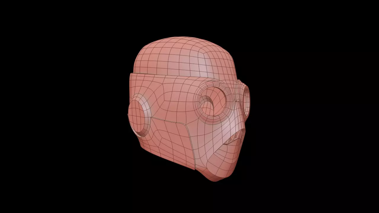 Star Wars KotOR II Sith Assassin Helmet for Cosplay 3D print model_7