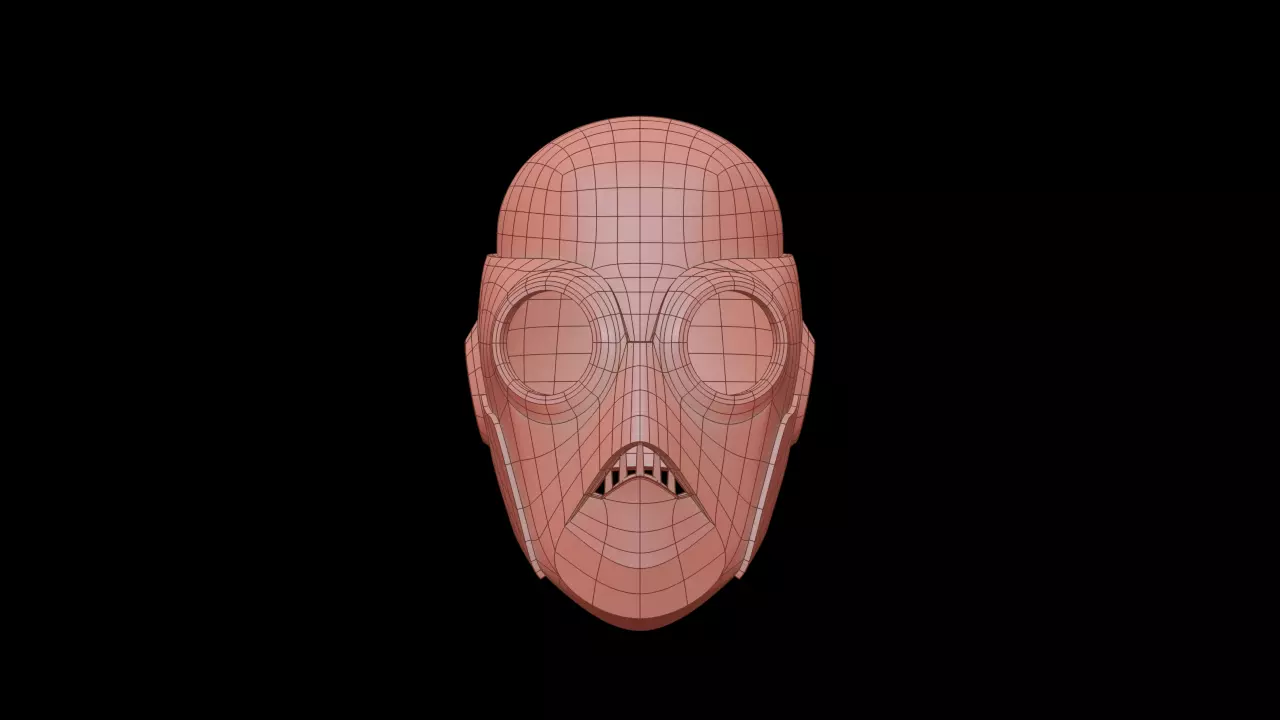 Star Wars KotOR II Sith Assassin Helmet for Cosplay 3D print model_9