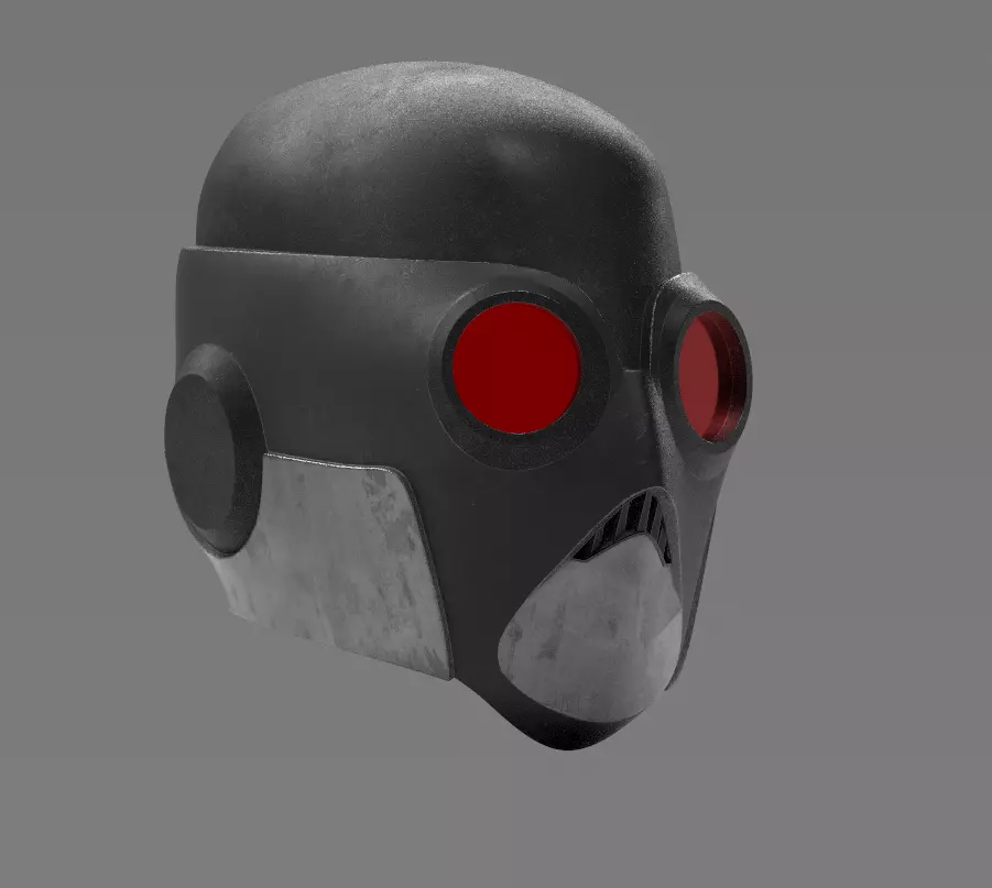 Star Wars KotOR II Sith Assassin Helmet for Cosplay 3D print model_29