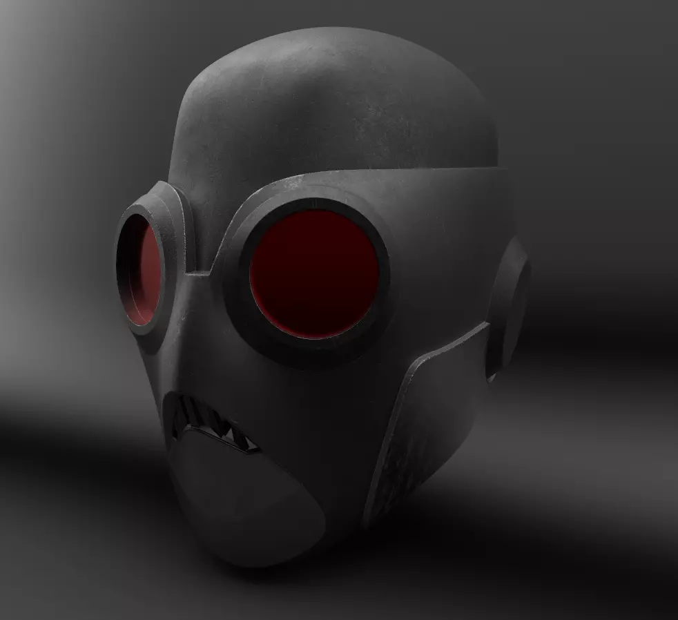 Star Wars KotOR II Sith Assassin Helmet for Cosplay 3D print model_23