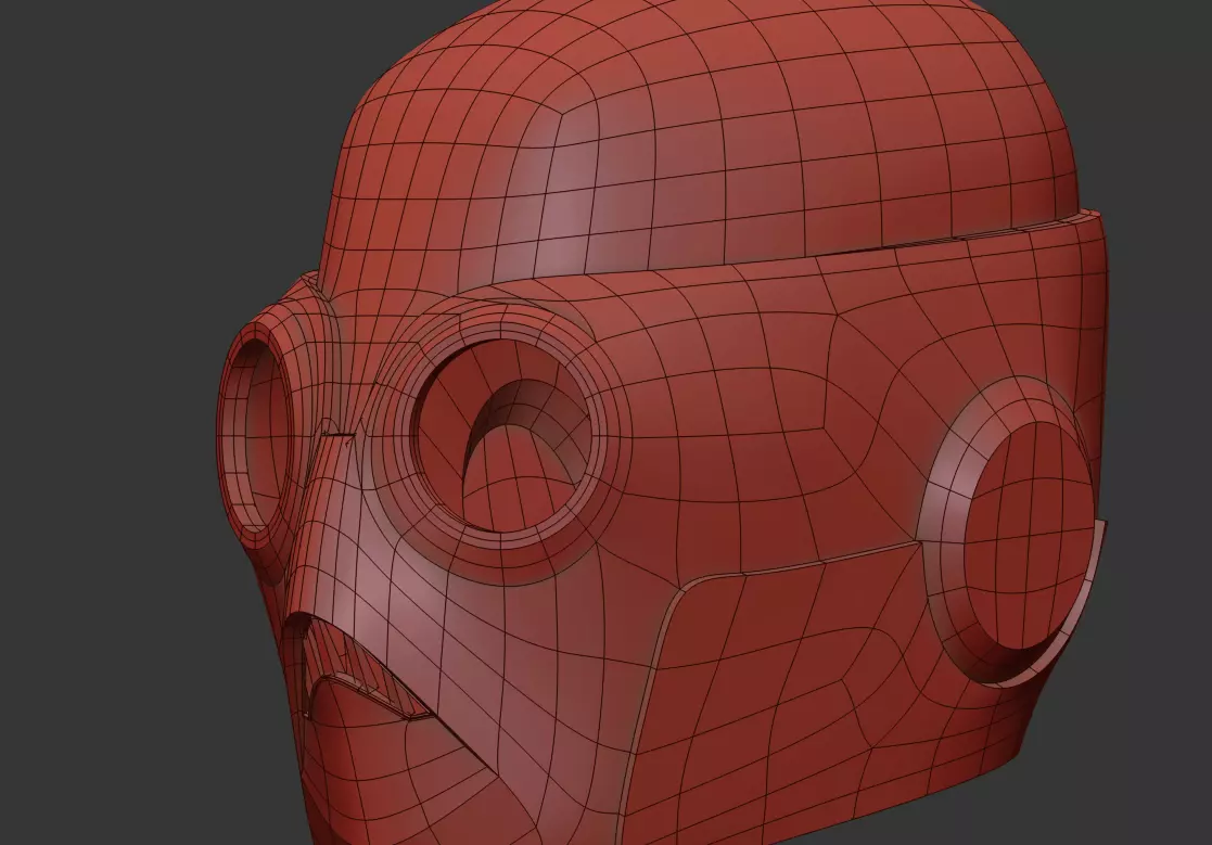 Star Wars KotOR II Sith Assassin Helmet for Cosplay 3D print model_13