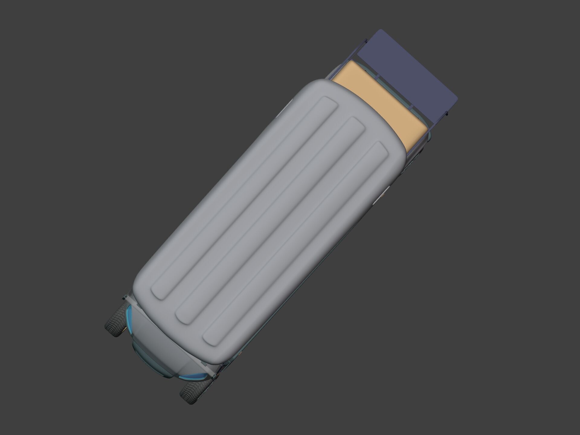 Generic Large Golf Cart -- Club Car -- Electric Sport Vehicle 3D model_13