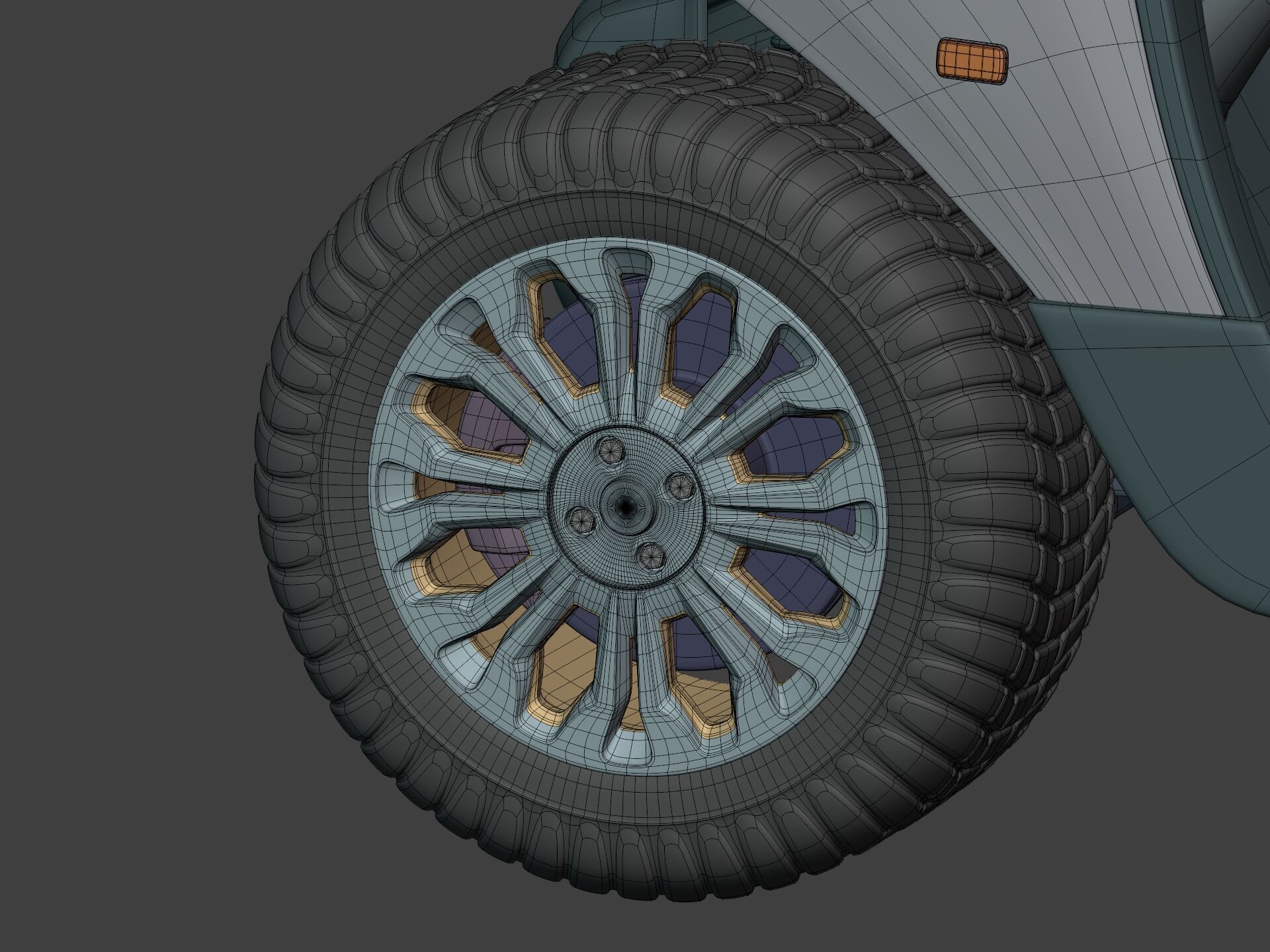 Generic Large Golf Cart -- Club Car -- Electric Sport Vehicle 3D model_18