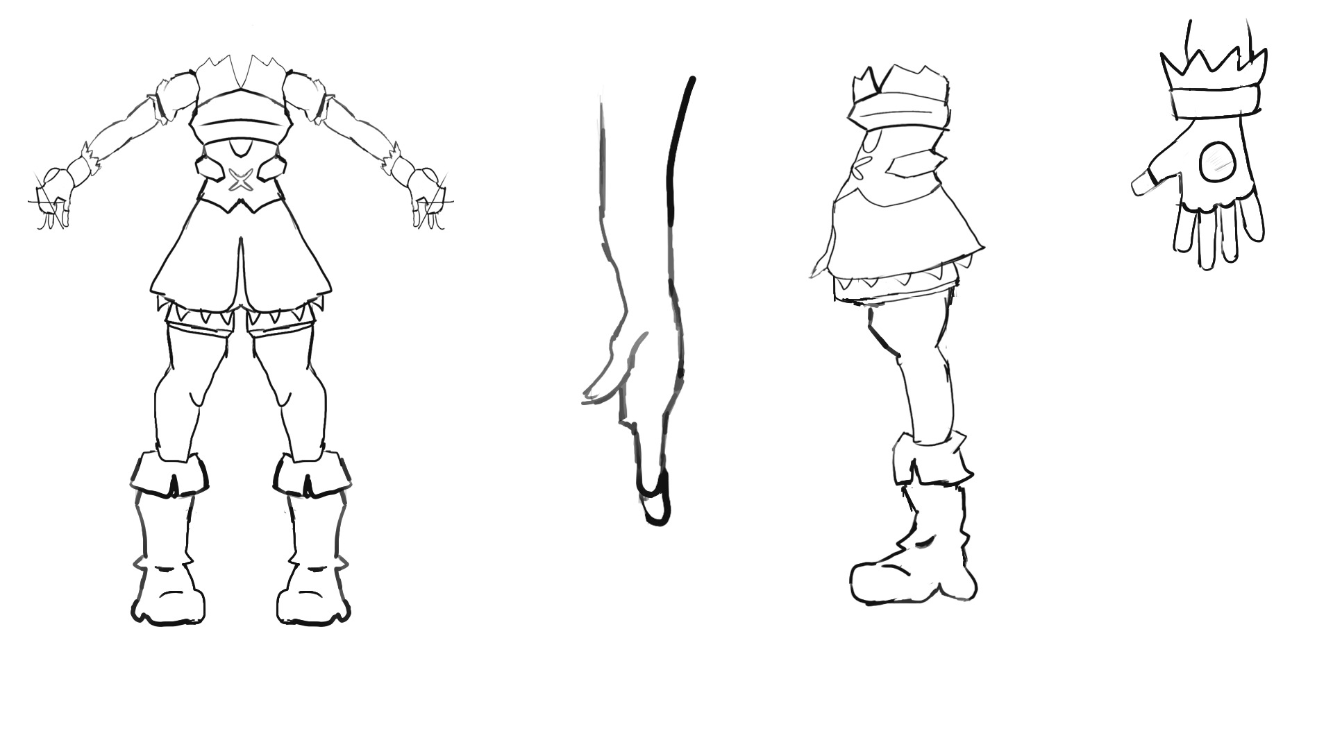 Fran from Reincarnated as a Sword Low-poly 3D model_4