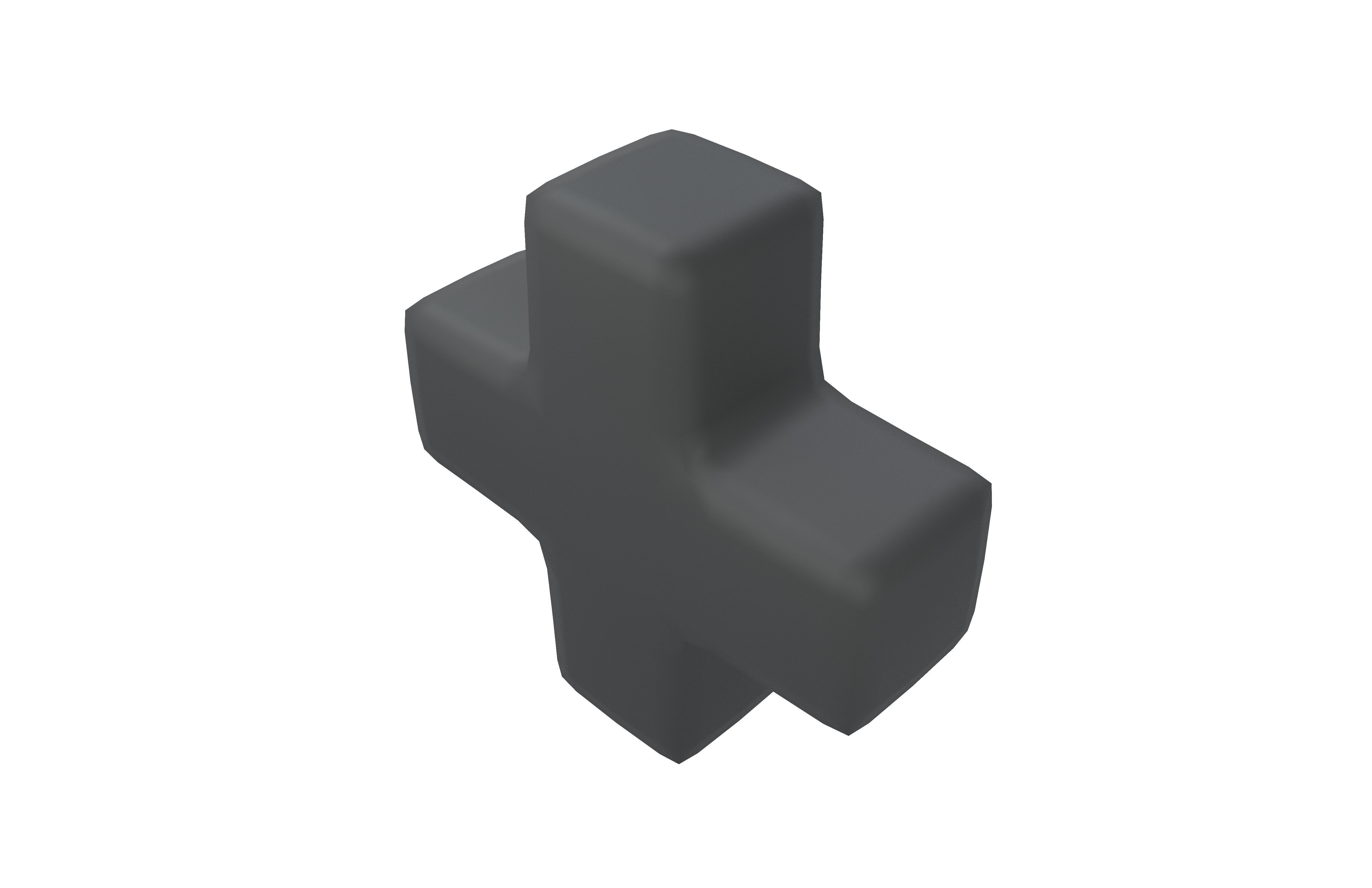 Plus Sign Symbol v1 001 Low-poly 3D model_3