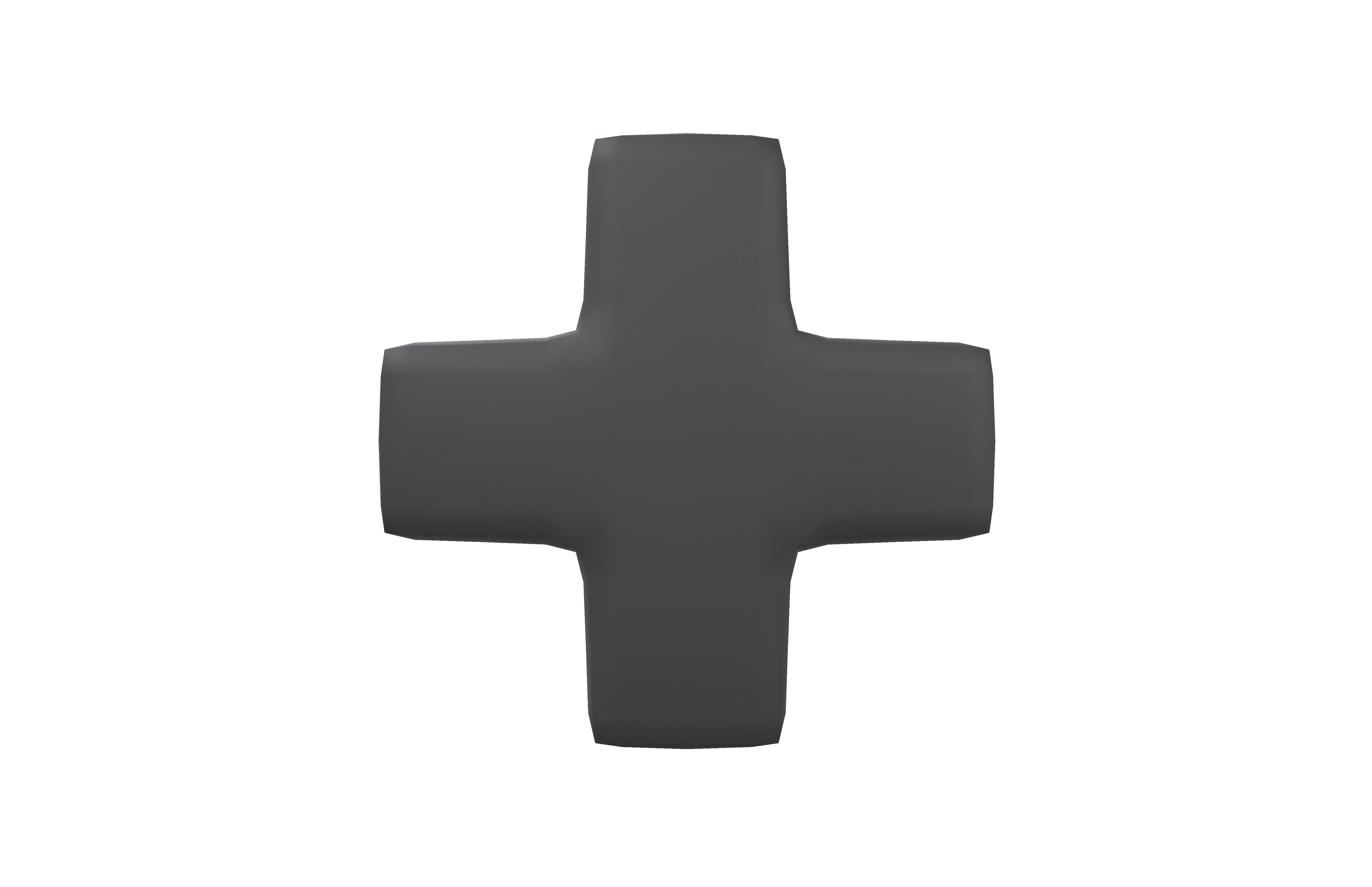 Plus Sign Symbol v1 001 Low-poly 3D model_1
