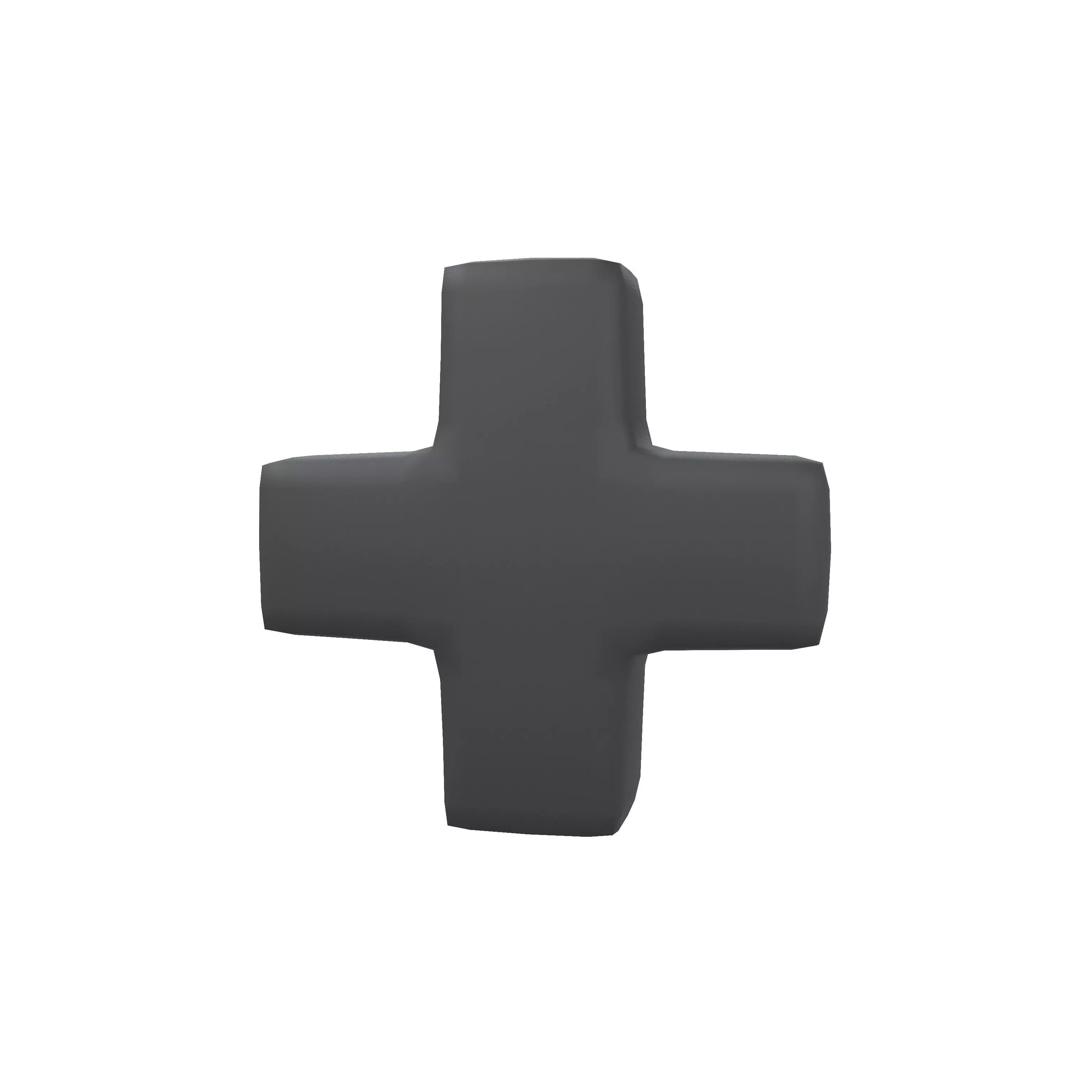 Plus Sign Symbol v1 001 Low-poly 3D model_0