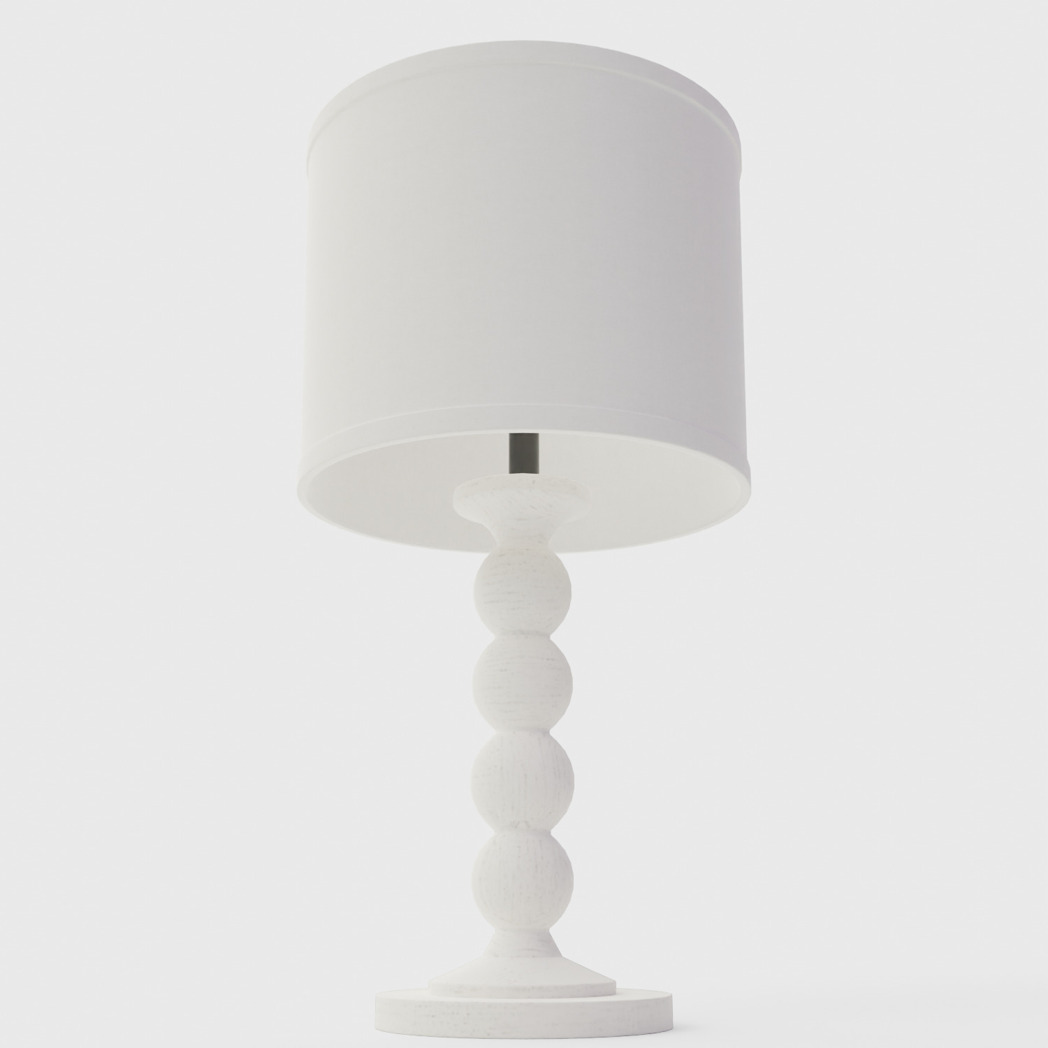 Naturalist Wood Ball Table Lamp 3D model_2
