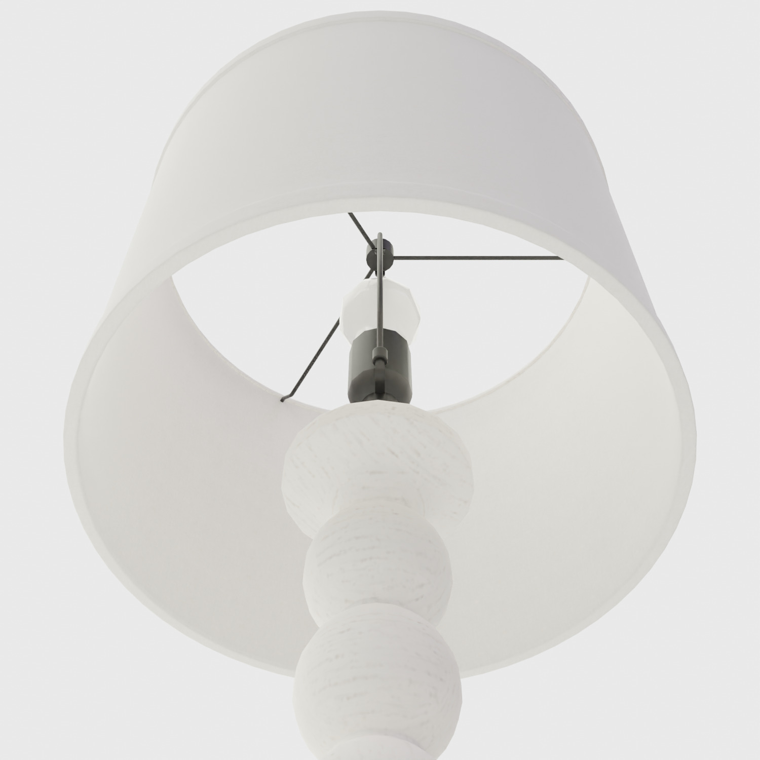 Naturalist Wood Ball Table Lamp 3D model_5