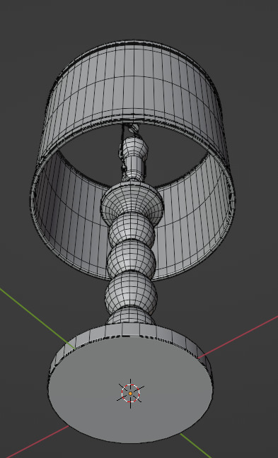 Naturalist Wood Ball Table Lamp 3D model_9