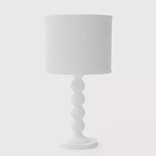 Naturalist Wood Ball Table Lamp 3D model