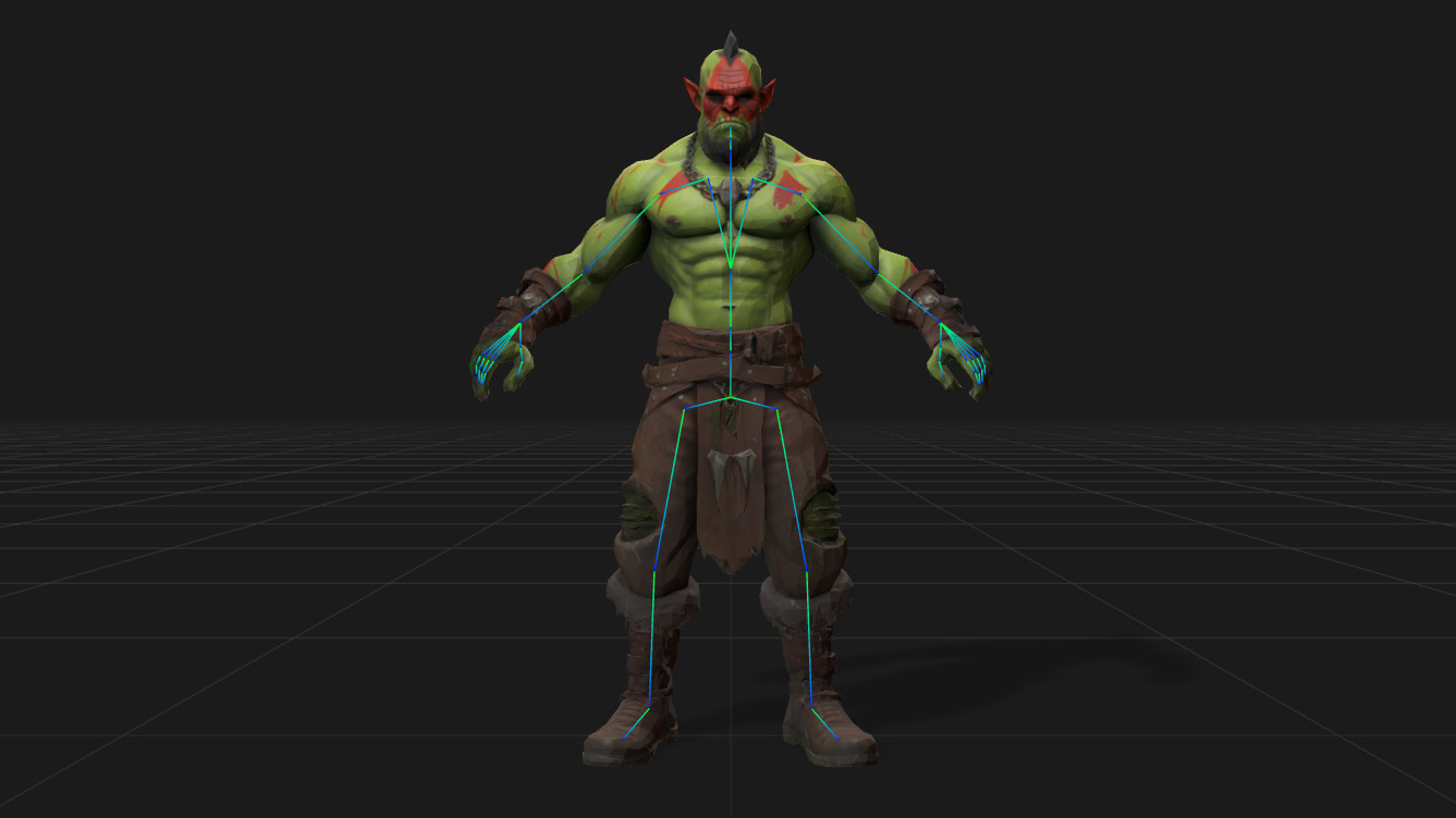 Orc Warriors Mega Pack Low-poly 3D model_43