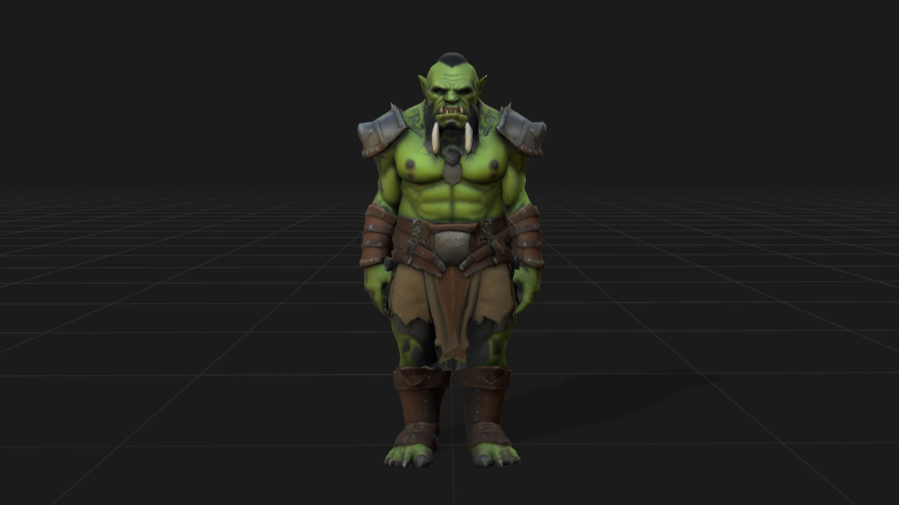 Orc Warriors Mega Pack Low-poly 3D model_4