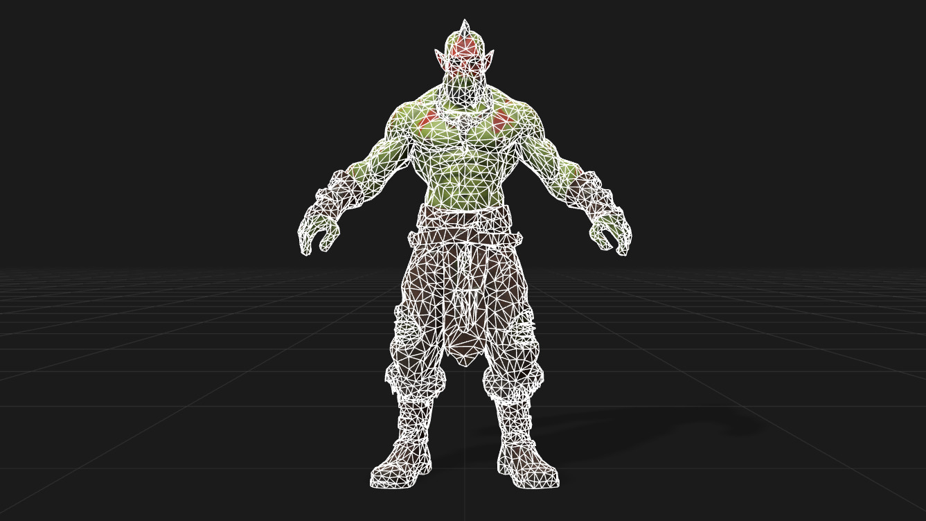 Orc Warriors Mega Pack Low-poly 3D model_38