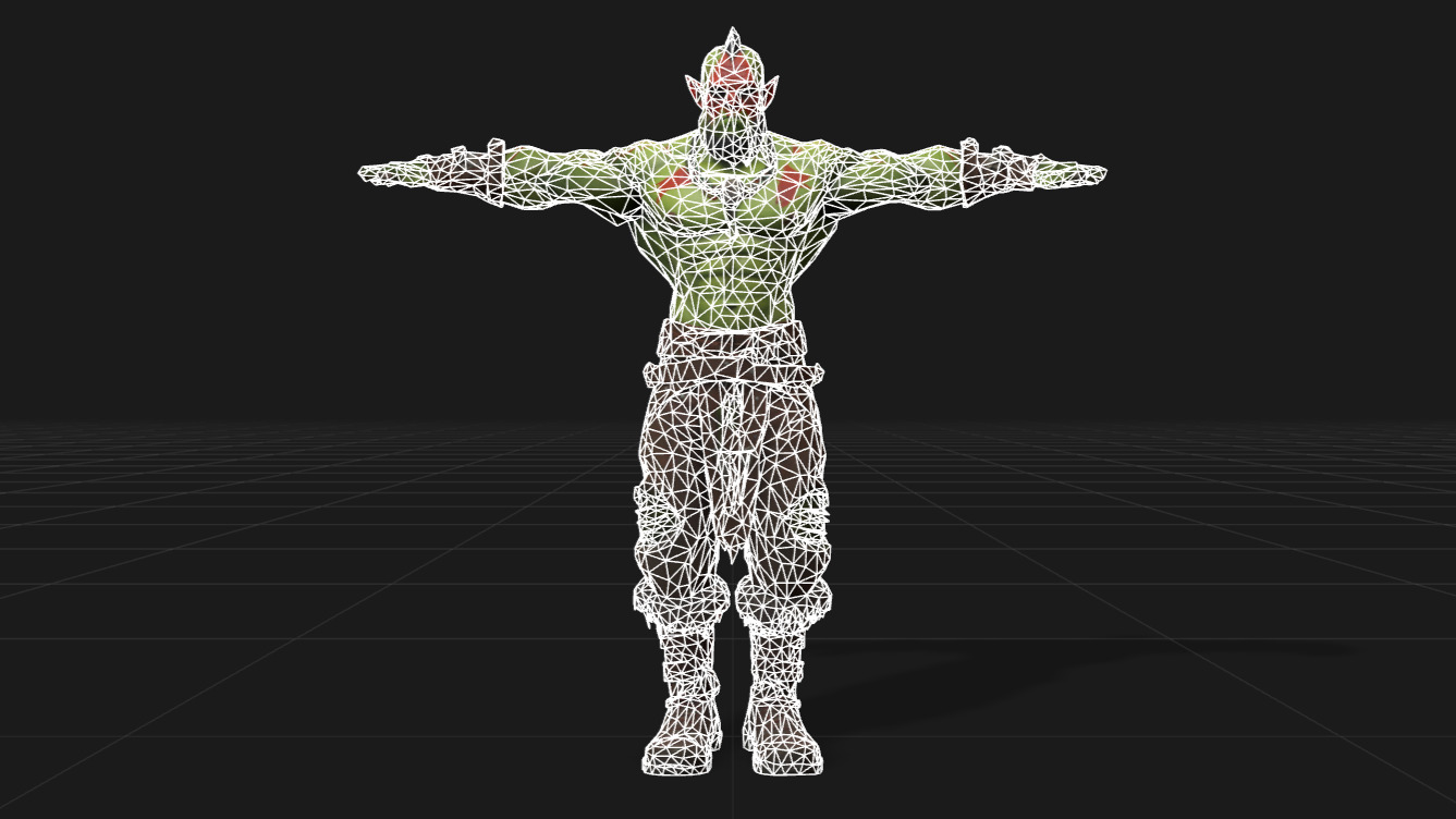 Orc Warriors Mega Pack Low-poly 3D model_33