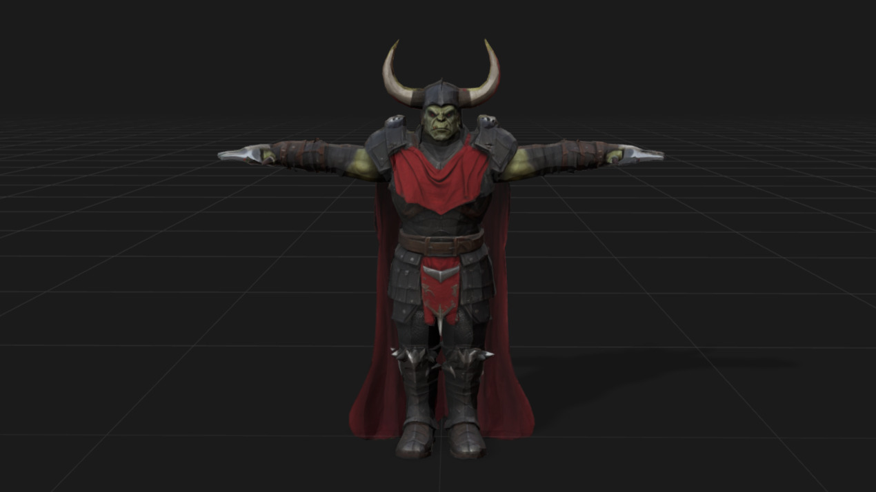Orc Warriors Mega Pack Low-poly 3D model_16