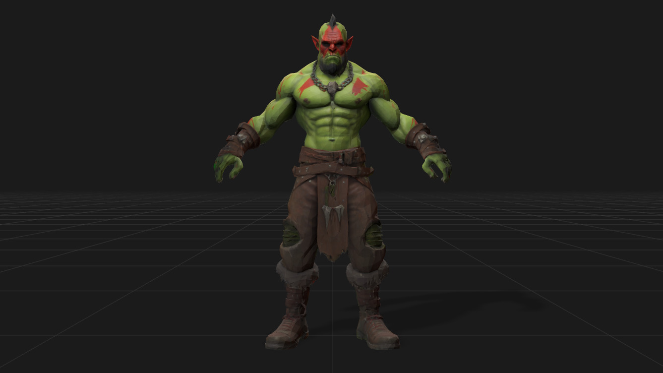 Orc Warriors Mega Pack Low-poly 3D model_34