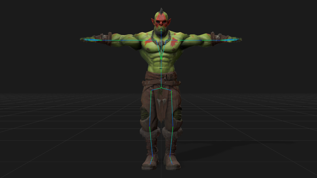 Orc Warriors Mega Pack Low-poly 3D model_32