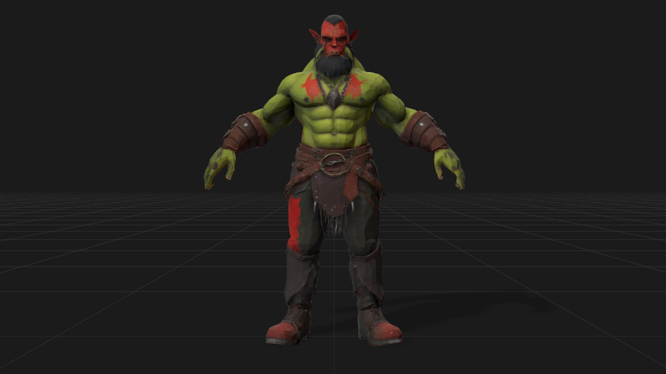 Orc Warriors Mega Pack Low-poly 3D model_48