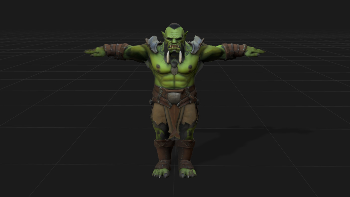 Orc Warriors Mega Pack Low-poly 3D model_2