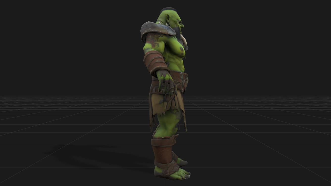 Orc Warriors Mega Pack Low-poly 3D model_8