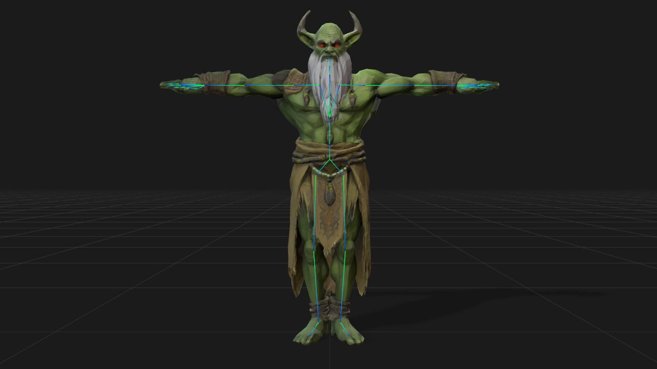 Orc Warriors Mega Pack Low-poly 3D model_57