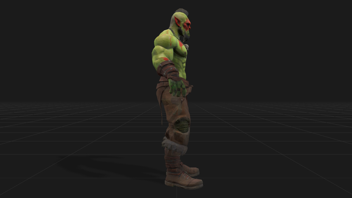 Orc Warriors Mega Pack Low-poly 3D model_35
