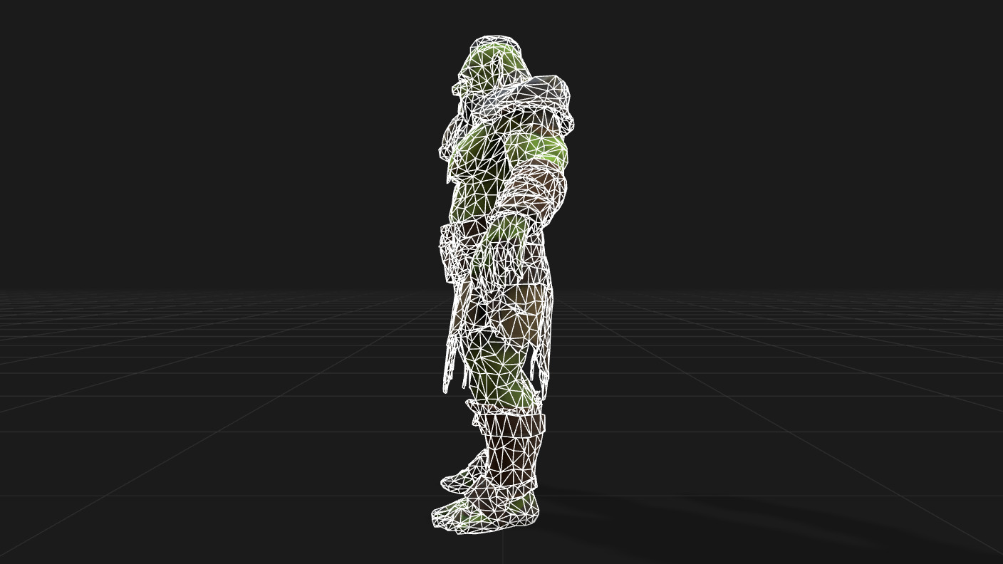 Orc Warriors Mega Pack Low-poly 3D model_13