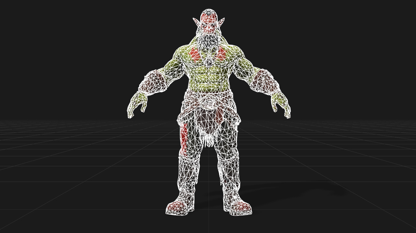 Orc Warriors Mega Pack Low-poly 3D model_52