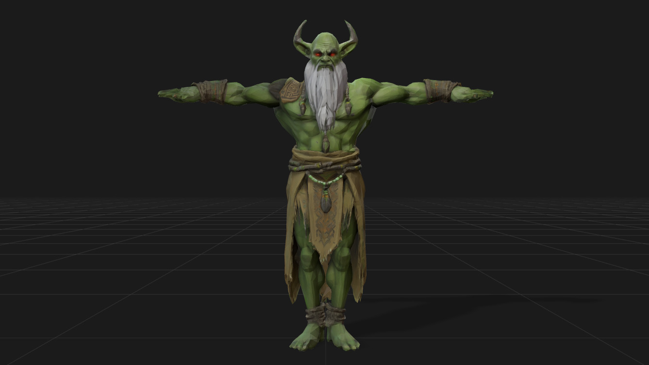 Orc Warriors Mega Pack Low-poly 3D model_56