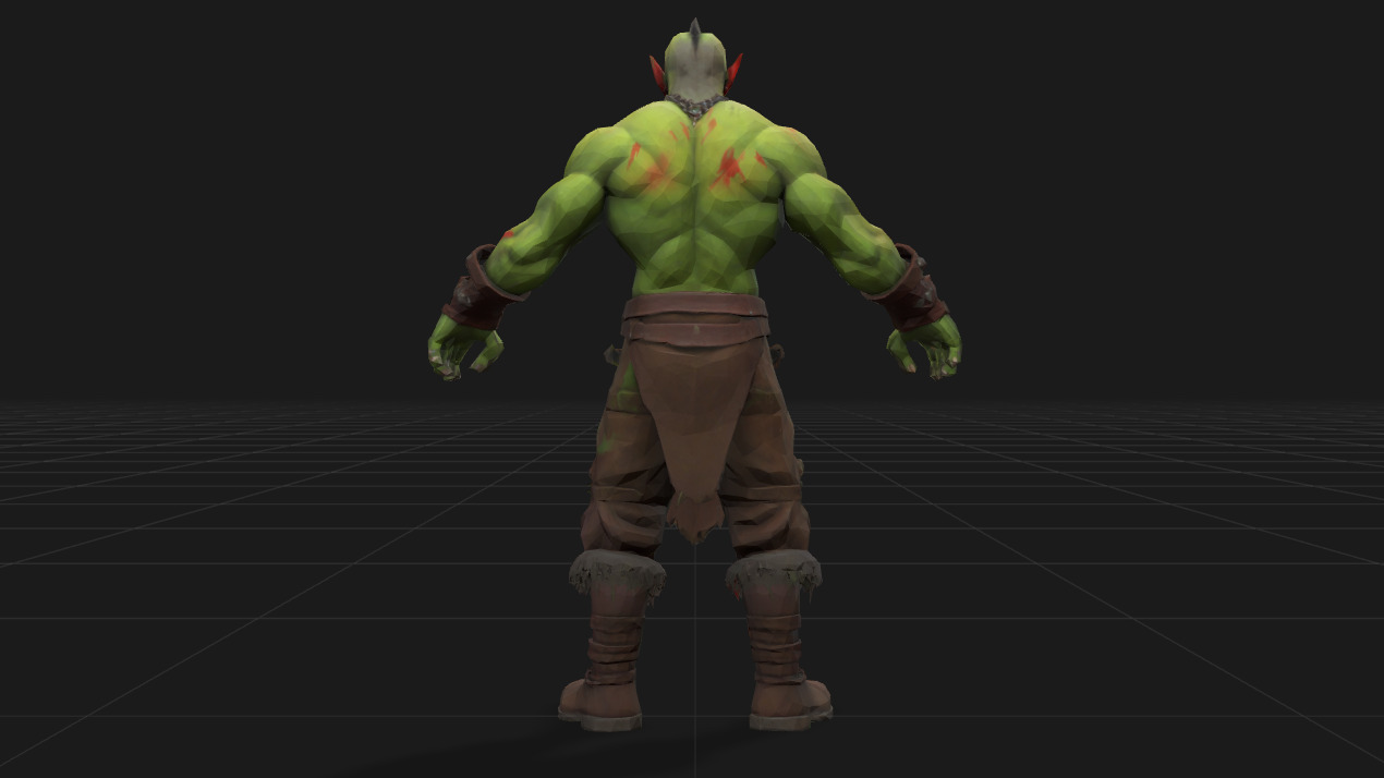 Orc Warriors Mega Pack Low-poly 3D model_37